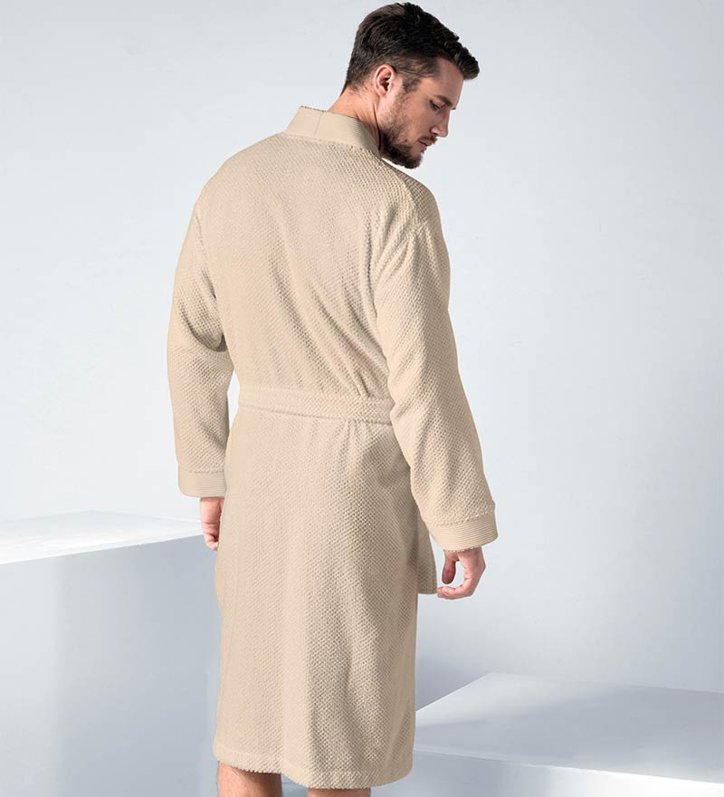 Men's Terry Cloth Kimono Robe - Clearance